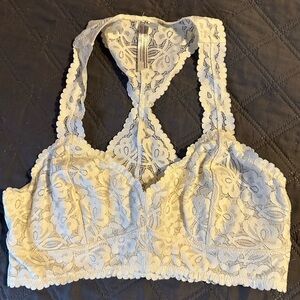 Free People Lace Bralette in Cream